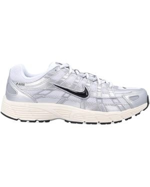 Nike P-6000 Mesh-Panelled Trainers - White