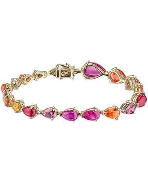 Anabela Chan Sunset Nova Armband Aus 18Kt Gelbgold-Vermeil Mit Schmucksteinen - Orange