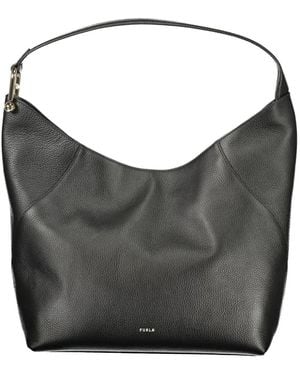 Furla Lara Logo-Detail Tote Bag - Gray