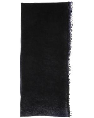Faliero Sarti Frayed Cashmere Scarf - Black