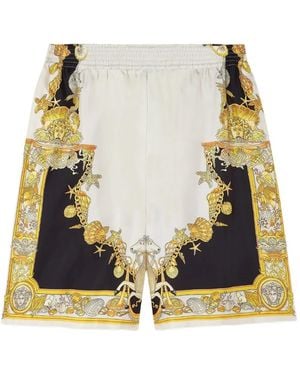 Versace Pantalones cortos Coral Theater - Blanco