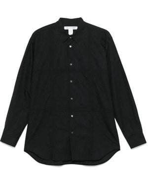 Comme des Garçons パーフォレーテッド シャツ - ブラック