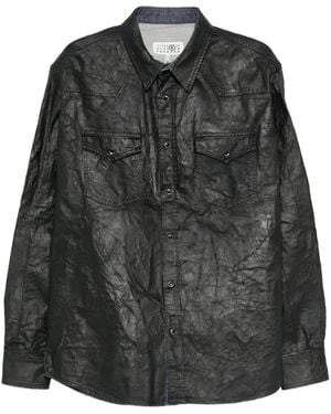MM6 by Maison Martin Margiela ダブルポケット シャツ - ブラック