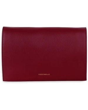 Coccinelle Dandy Clutch Bag - Red