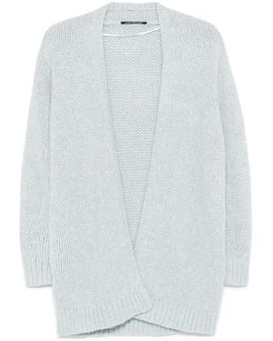 Luisa Cerano Cárdigan con diseño abierto - Blanco