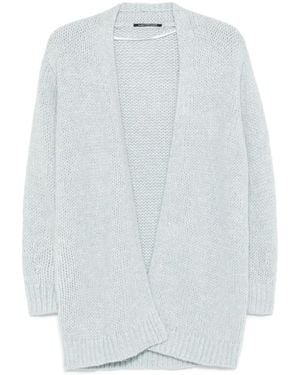 Luisa Cerano Open-Front Cardigan - White