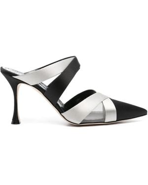 Manolo Blahnik Mules Oyounak 90Mm - Nero