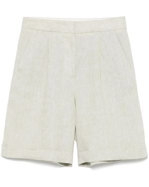 Peserico Linen Shorts - White