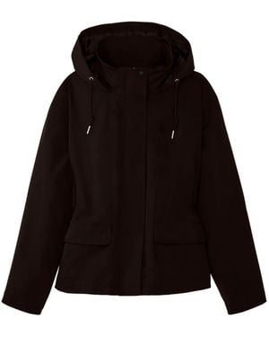 Calvin Klein Zip-Fastening Hooded Jacket - Black