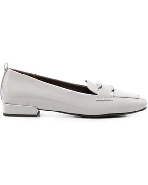 SERGIO MORETTI FIRENZE Metal-Bar Loafers - White
