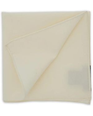 Emporio Armani Logo-Patch Handkerchief - Natural