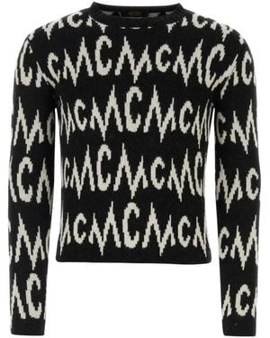 MCM Maglione Con Logo - Nero