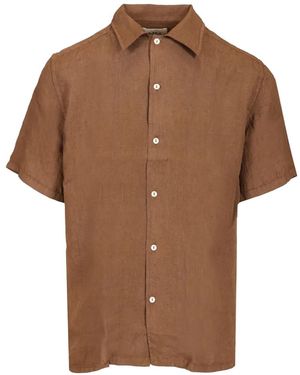 B.D. Baggies Aloha Short-Sleeve Shirt - Brown