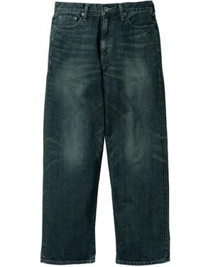 Neighborhood Jean À Effet Délavé - Vert