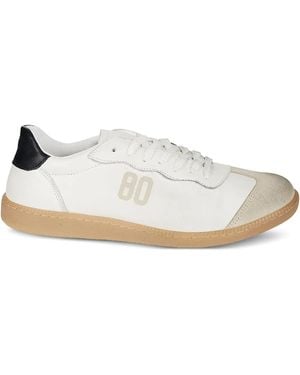 Be980 Harvard Leather Trainers - White