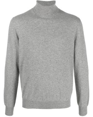 Corneliani Cashmere Roll-Neck Jumper - Grey