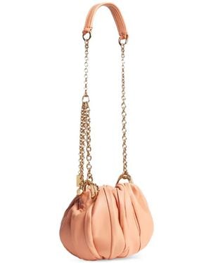 Chloé Bolso De Hombro Plissé Con Cadena - Rosa