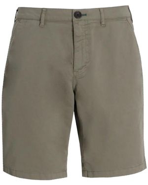 Paul Smith Button-Fastening Cotton Shorts - Gray