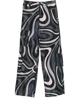 PUCCI Marmo-Print Cargo Pants - White