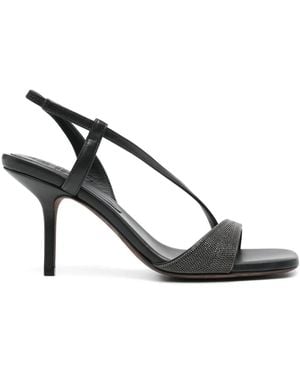 Brunello Cucinelli Chic Leather Sandals For - Black