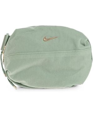 Nike Aura Logo-Plaque Cross-Body Bag - Green