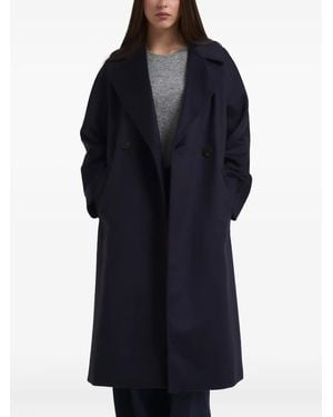 Weekend by Maxmara Resina Double-Breasted Coat - Blue