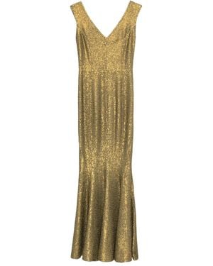 Norma Kamali Grace Maxi Dress - Metallic