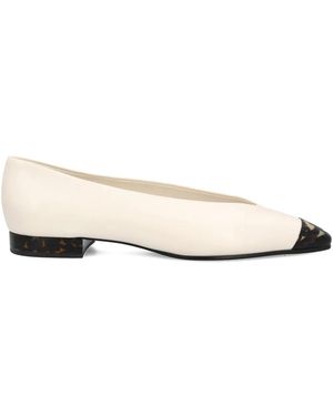 Loro Piana Rebecca Ballet Flats - Natural