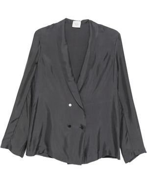 Alysi Double-breasted jacket - Grau
