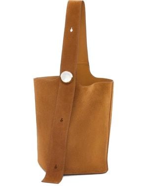 Loewe Bolso bombonera Pebble - Marrón
