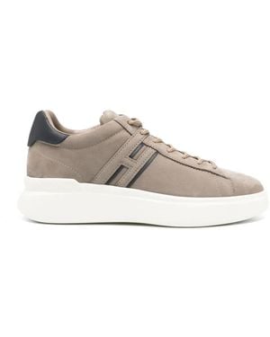Hogan H580 Suede Trainers - White