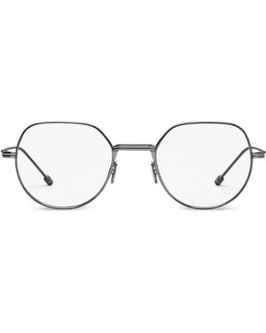 Thom Browne Round-Frame Glasses - Gray