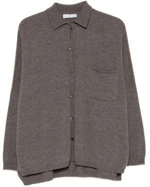 Whyci Vest Met Borstzak En Knopen - Bruin