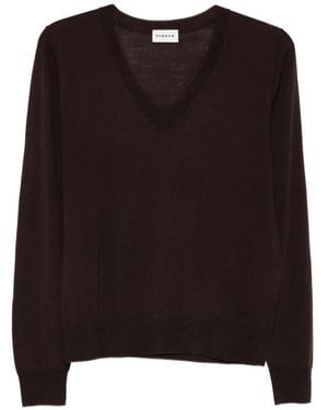 P.A.R.O.S.H. Pullover Mit V-Ausschnitt - Schwarz