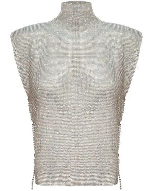 Santa Brands High-Neck Mexico Top - Grey