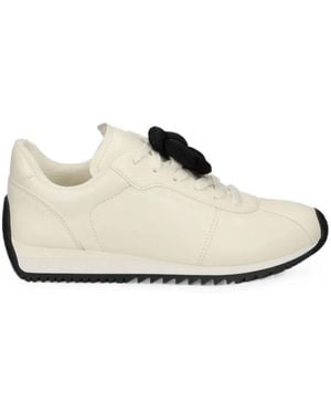 Michael Kors Flower-Embellishment Sneakers - White