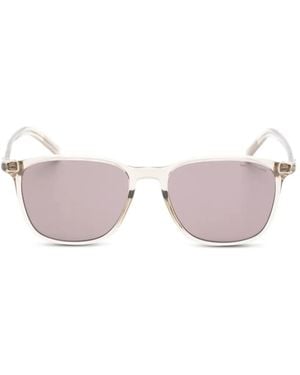 Montblanc Square-Frame Sunglasses - Pink