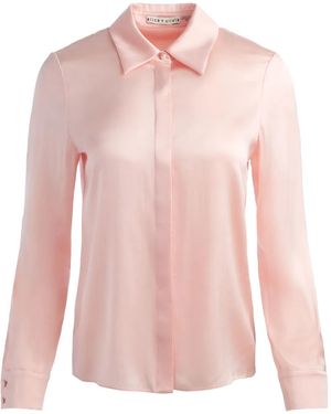 Alice + Olivia Camisa Willa - Rosa