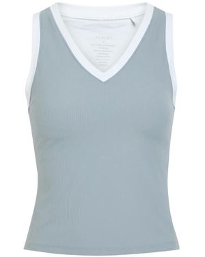 Varley Geripptes Top - Blau