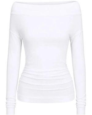 Michael Stars Journey Off-Shoulder Top - White