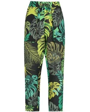 Amir Slama Tropical Print Straight Pants - Green