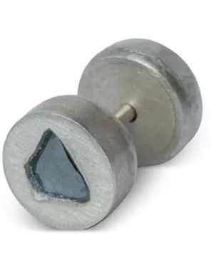 Parts Of 4 Tiny Stud Earring - Metallic