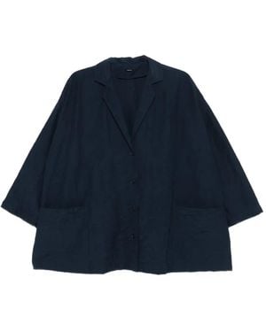 Apuntob Camisa Con Bolsillo De Parche - Azul