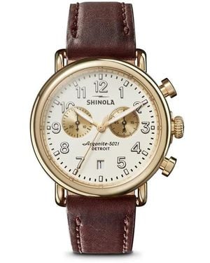Shinola Runwell 2 Eye Chrono 41Mm - White