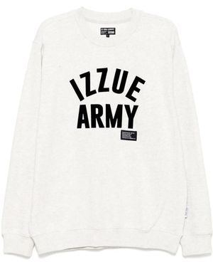 Izzue Sweatshirt Mit Logo - Weiß
