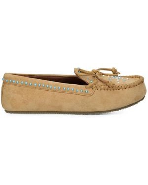 De Siena Shoes Mocassini Con Perline - Bianco