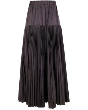 P.A.R.O.S.H. P. A.R. O. H. Pleated Skirt - Brown