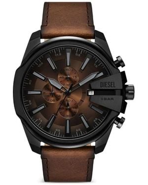 DIESEL クロノグラフ 49mm - ブラック