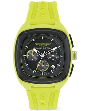 Aston Martin Watches Reloj Plastic Dial De 44 Mm - Amarillo