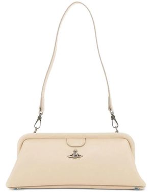 Vivienne Westwood James Frame Shoulder Bag - Natural